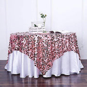 72" x 72" Big Payette Sequined Table Overlay LAY72_71_015