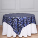 72" x 72" Big Payette Sequined Table Overlay LAY72_71_NAVY