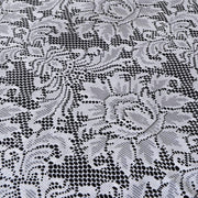 72" x 72" Lace with Large Flowers Table Overlay