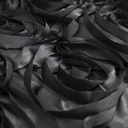 72" x 72" Satin Ribbon Roses Table Overlay