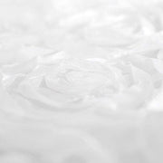 72" x 72" Satin Ribbon Roses Table Overlay