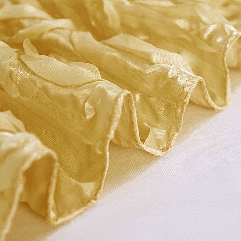 72" x 72" Satin Ribbon Roses Table Overlay