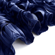 72" x 72" Satin Ribbon Roses Table Overlay