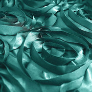 72" x 72" Satin Ribbon Roses Table Overlay