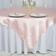72" x 72" Satin Square Table Overlay Wedding Decorations