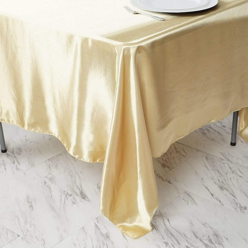 72" x 72" Satin Square Table Overlay Wedding Decorations