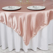 72" x 72" Satin Square Table Overlay Wedding Decorations