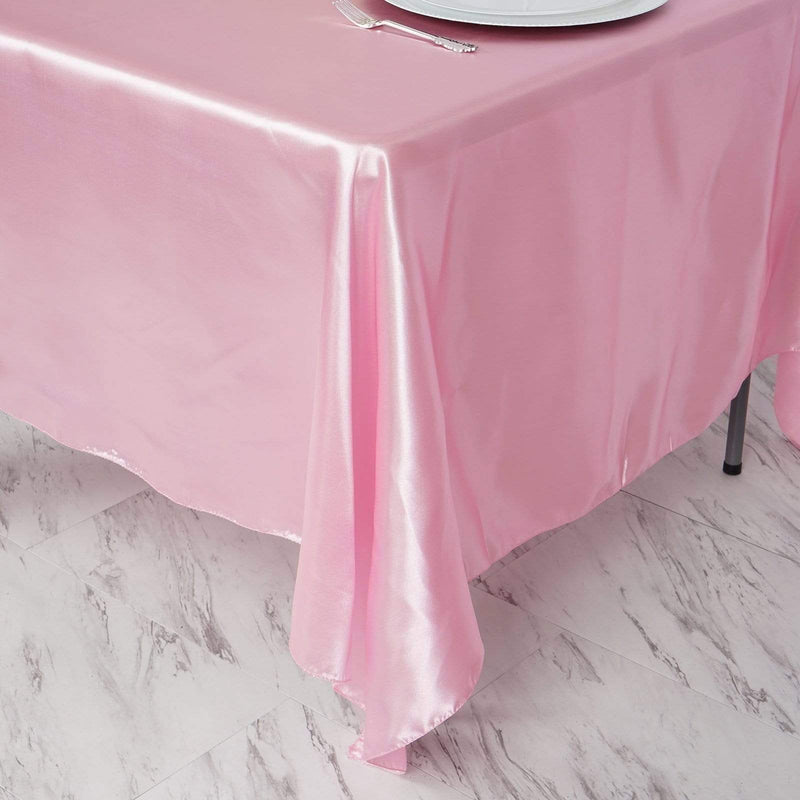 72" x 72" Satin Square Table Overlay Wedding Decorations
