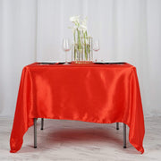 72" x 72" Satin Square Table Overlay Wedding Decorations