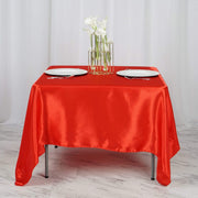 72" x 72" Satin Square Table Overlay Wedding Decorations