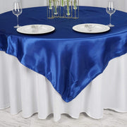 72" x 72" Satin Square Table Overlay Wedding Decorations