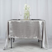 72" x 72" Satin Square Table Overlay Wedding Decorations