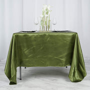 72" x 72" Satin Square Table Overlay Wedding Decorations