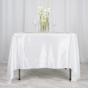 72" x 72" Satin Square Table Overlay Wedding Decorations