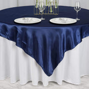 72" x 72" Satin Square Table Overlay Wedding Decorations
