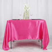 72" x 72" Satin Square Table Overlay Wedding Decorations