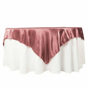 72" x 72" Satin Square Table Overlay Wedding Decorations