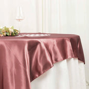 72" x 72" Satin Square Table Overlay Wedding Decorations