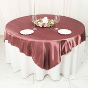 72" x 72" Satin Square Table Overlay Wedding Decorations