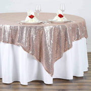 72" x 72" Sequined Table Overlay