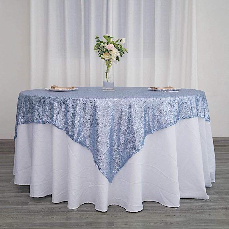 72" x 72" Sequined Table Overlay
