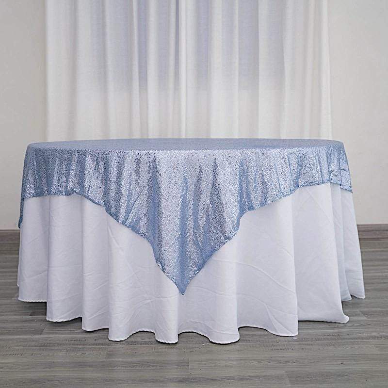 72" x 72" Sequined Table Overlay