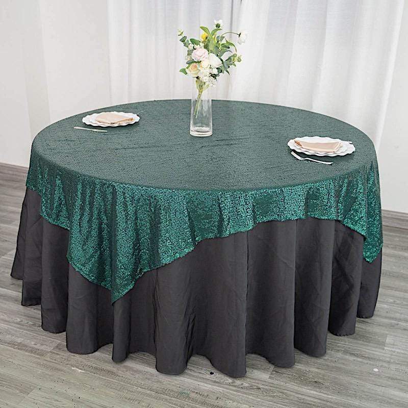 72" x 72" Sequined Table Overlay