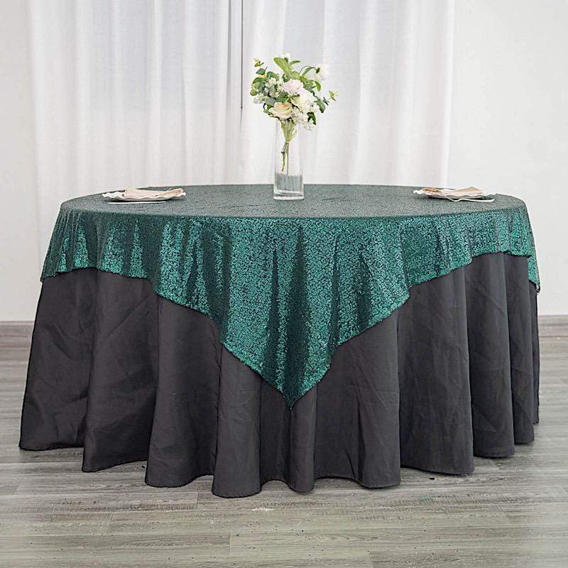72" x 72" Sequined Table Overlay