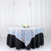 72" x 72" Sequined Table Overlay