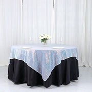 72" x 72" Sequined Table Overlay