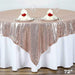 72" x 72" Sequined Table Overlay LAY72_02_046