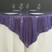 72" x 72" Sequined Table Overlay LAY72_02_PURP