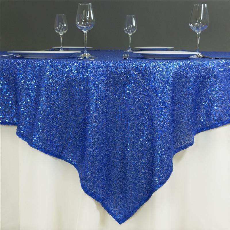 72" x 72" Sequined Table Overlay LAY72_02_ROY