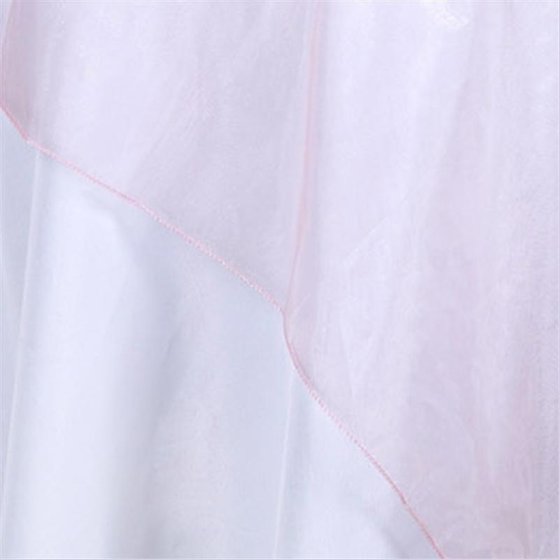 72" x 72" Sheer Organza Table Overlay