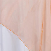 72" x 72" Sheer Organza Table Overlay