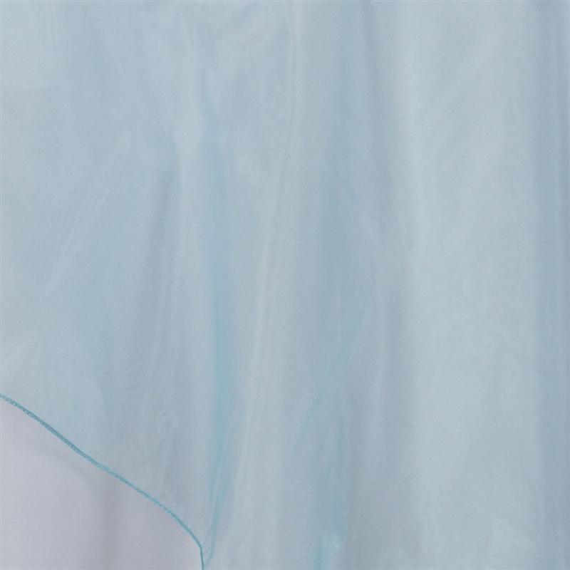 72" x 72" Sheer Organza Table Overlay