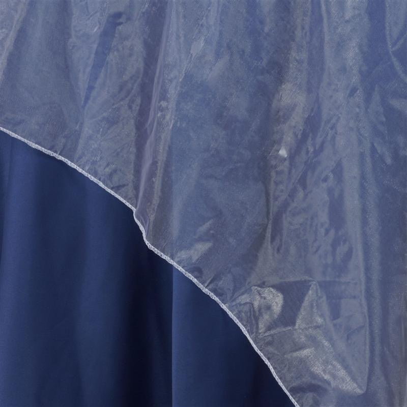 72" x 72" Sheer Organza Table Overlay