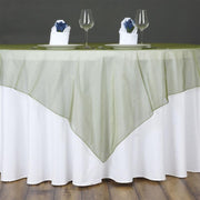 72" x 72" Sheer Organza Table Overlay