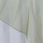 72" x 72" Sheer Organza Table Overlay