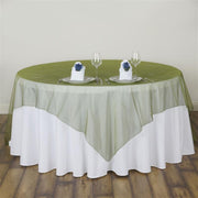 72" x 72" Sheer Organza Table Overlay LAY72_ORG_WILL