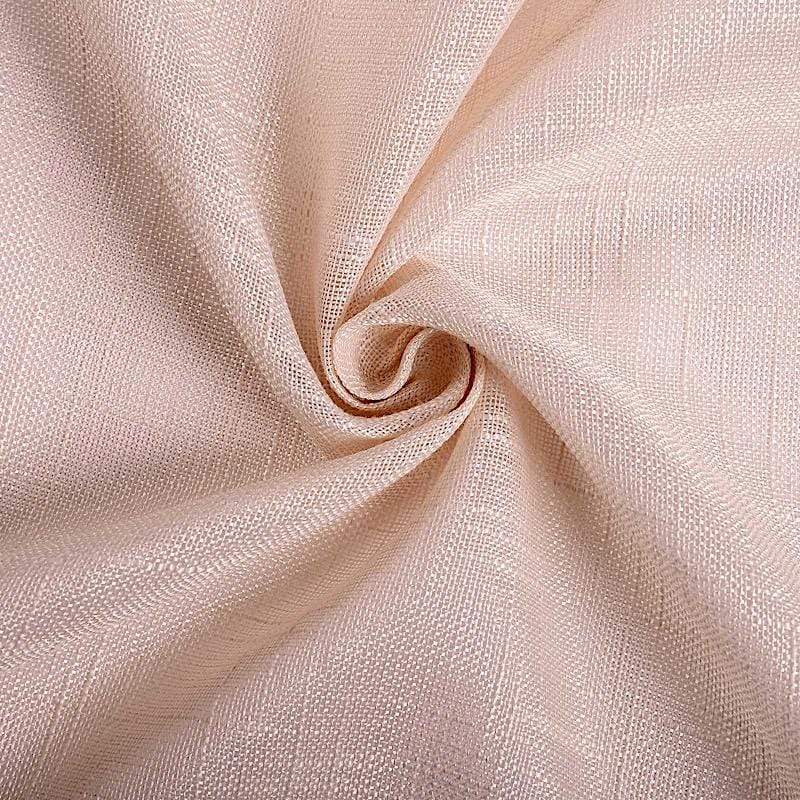 72"x72" Premium Faux Burlap Polyester Square Table Overlay