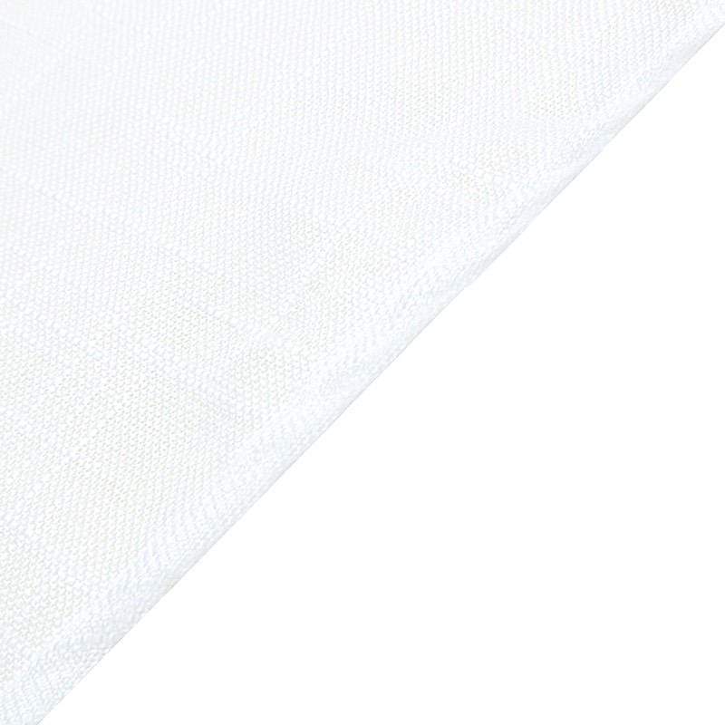 72"x72" Premium Faux Burlap Polyester Square Table Overlay