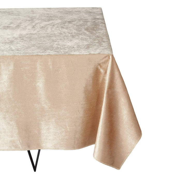 72"x72" Premium Velvet Square Table Overlay