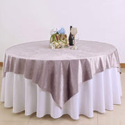 72"x72" Premium Velvet Square Table Overlay