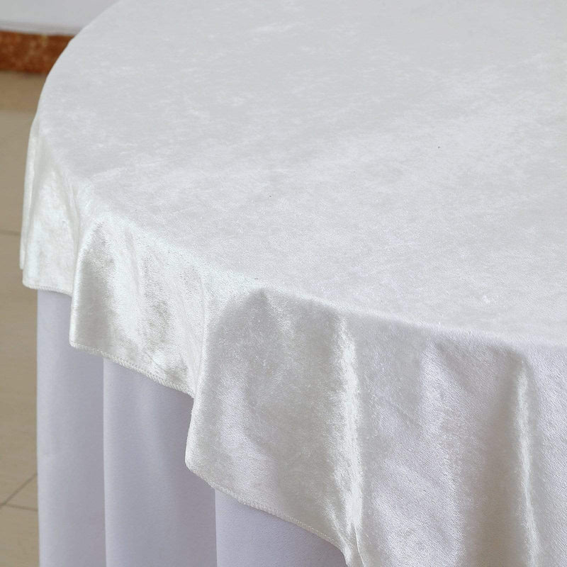 72"x72" Premium Velvet Square Table Overlay