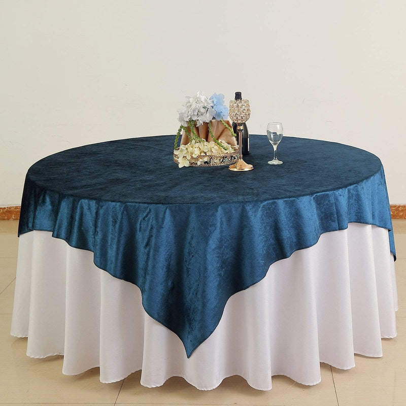 72"x72" Premium Velvet Square Table Overlay