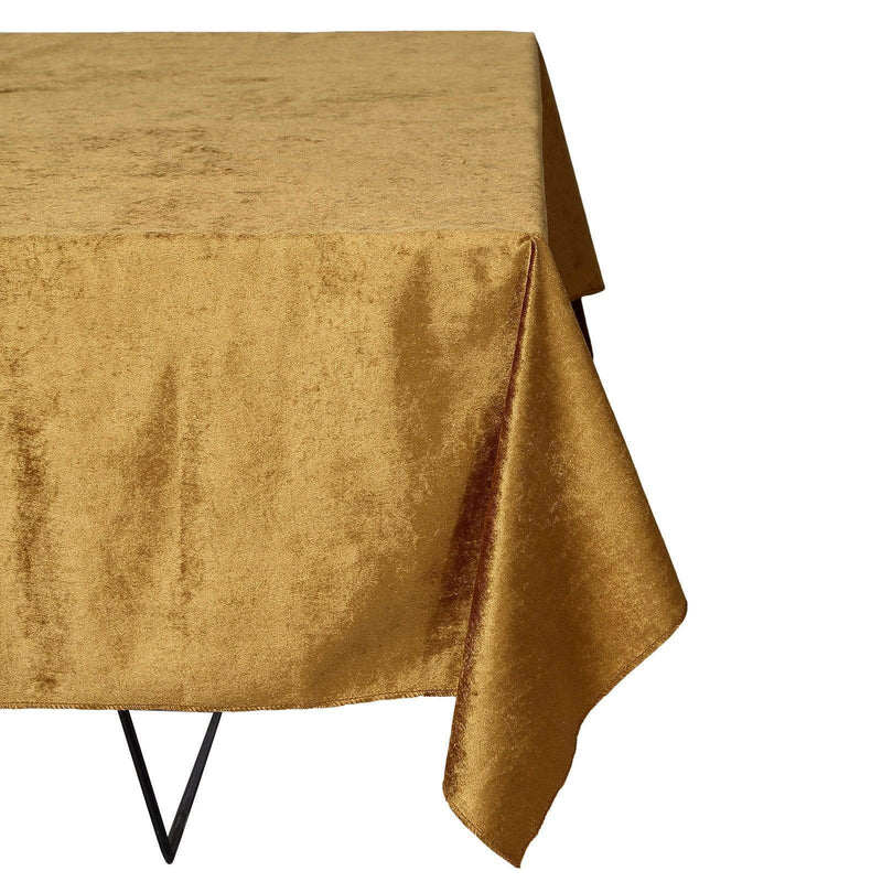 72"x72" Premium Velvet Square Table Overlay