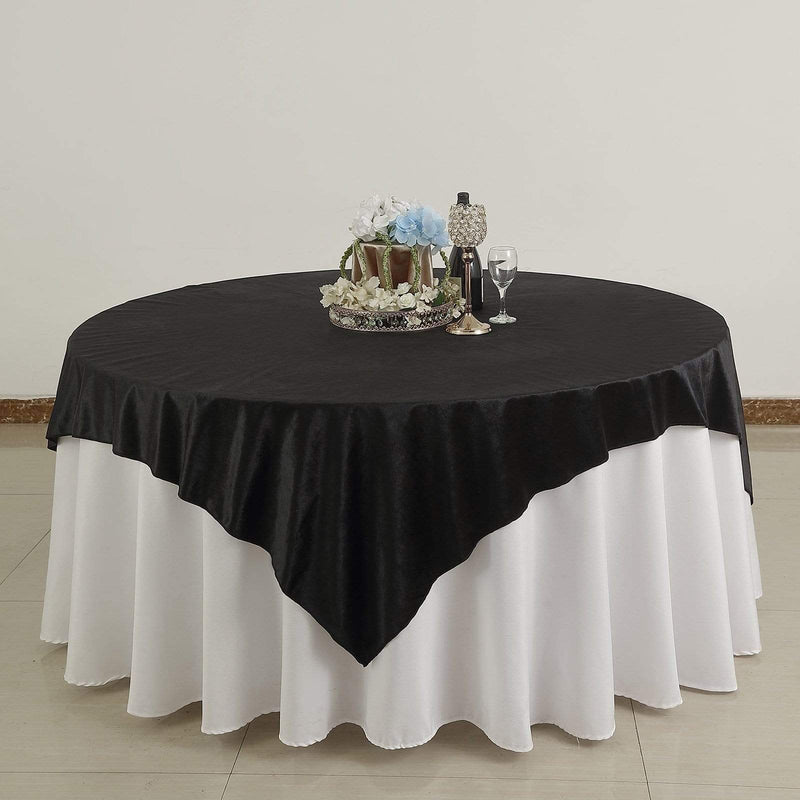 72"x72" Premium Velvet Square Table Overlay