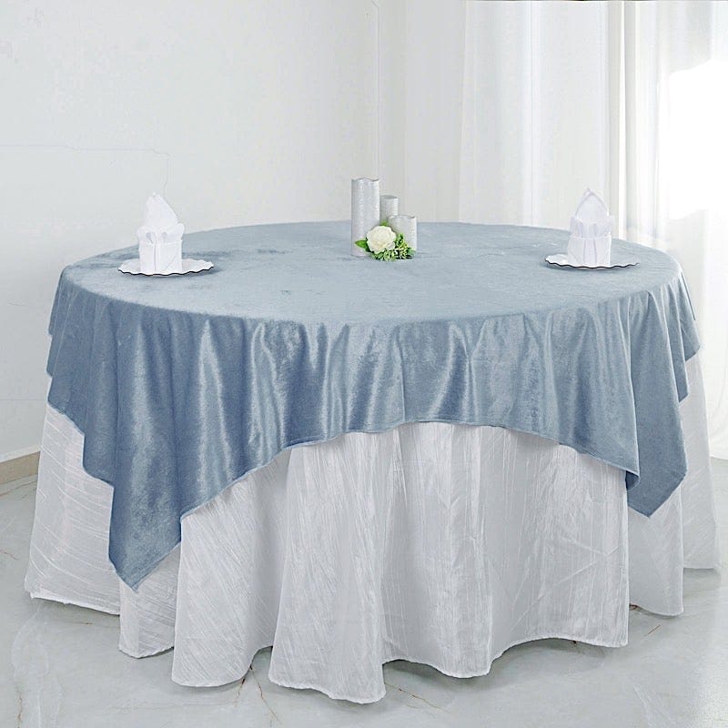72"x72" Premium Velvet Square Table Overlay