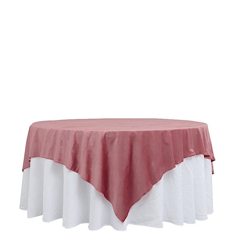 72"x72" Premium Velvet Square Table Overlay LAY72_VEL_080
